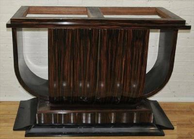 Art Deco Makassar Ebony Table