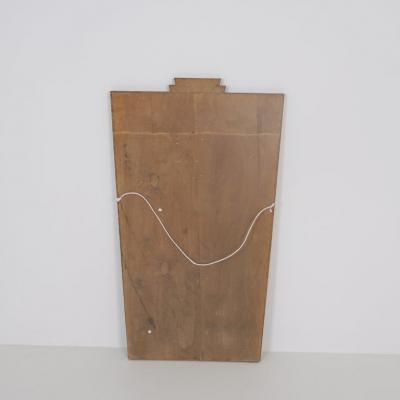 Art Deco Mirror in Flaming Birch Finland 1920 30s