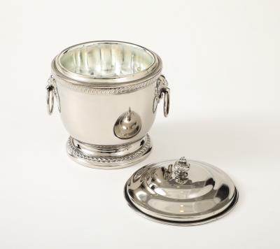 Art Deco Nickel Ice Bucket