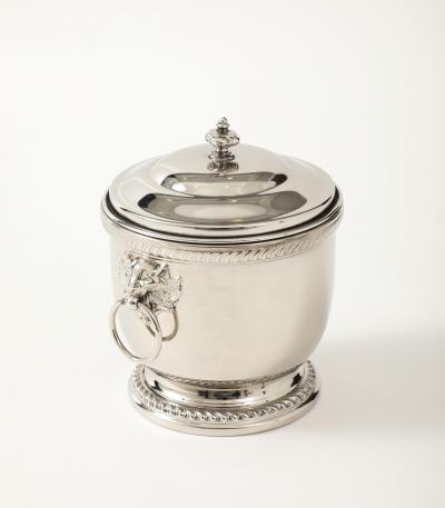 Art Deco Nickel Ice Bucket
