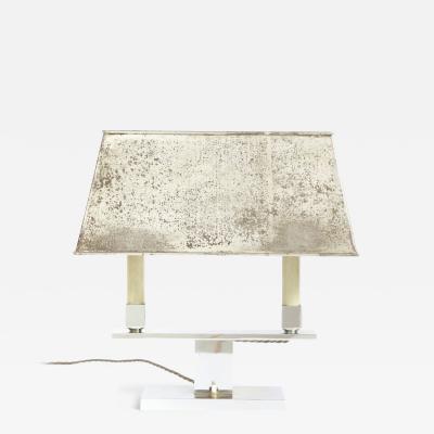 Art Deco Nickel Lamp