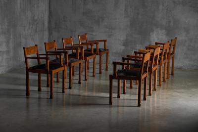 Art Deco Oak Armchairs Netherlands 1920s