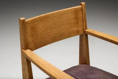 Art Deco Oak Armchairs Netherlands 1930s