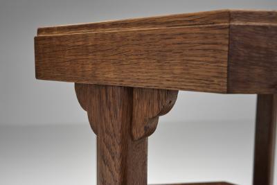 Art Deco Octagonal Side Table Europe First half of the 20th Century
