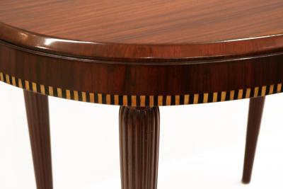Art Deco Oval Lamp Table