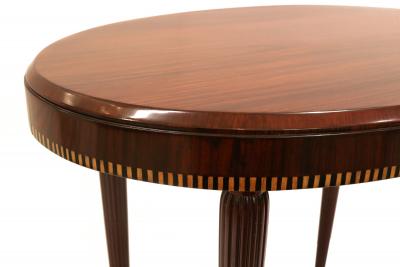 Art Deco Oval Lamp Table