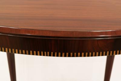 Art Deco Oval Lamp Table