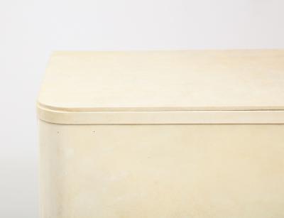 Art Deco Parchment Fitted Four Drawer Chest