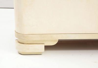 Art Deco Parchment Fitted Four Drawer Chest Signed N E Corengia