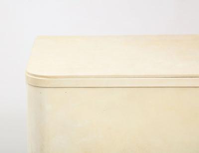 Art Deco Parchment Fitted Four Drawer Chest Signed N E Corengia