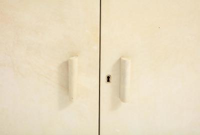 Art Deco Parchment Fitted Four Drawer Chest Signed N E Corengia