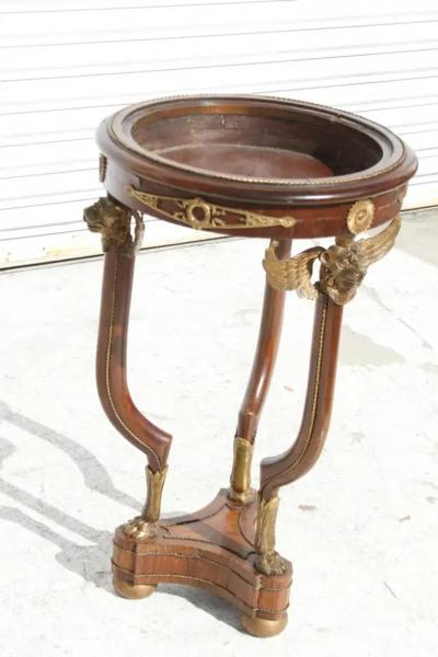 Art Deco Pedestal with Bronze Ormulu
