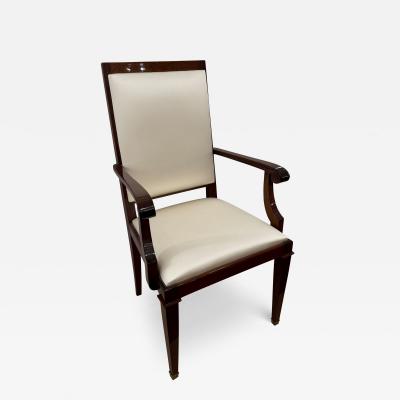 Art Deco Period Mahogany Arm Chair France circa 1930