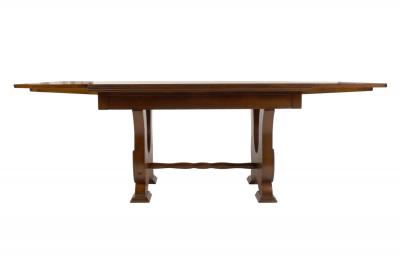 Art Deco Period Oak Dining Kitchen Library Table France c a 1920 s