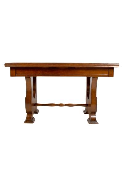 Art Deco Period Oak Dining Kitchen Library Table France c a 1920 s