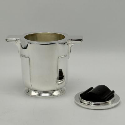 Art Deco Period Sterling Silver Five Piece Tea Coffee Service Belgium circa 1930