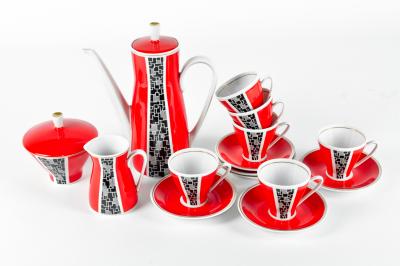 Art Deco Porcelain German Expresso Set