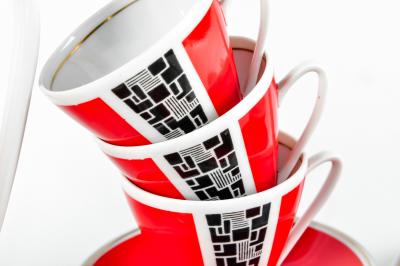 Art Deco Porcelain German Expresso Set