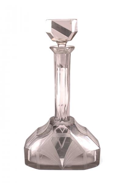 Art Deco Purple Glass Decanter
