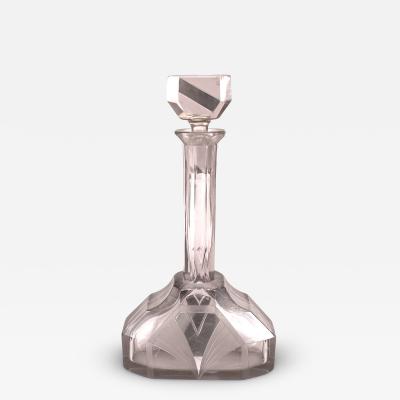 Art Deco Purple Glass Decanter