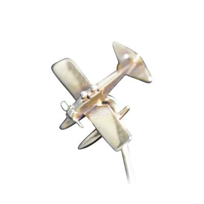 Art Deco Racing Seaplane Gold Lapel Pin