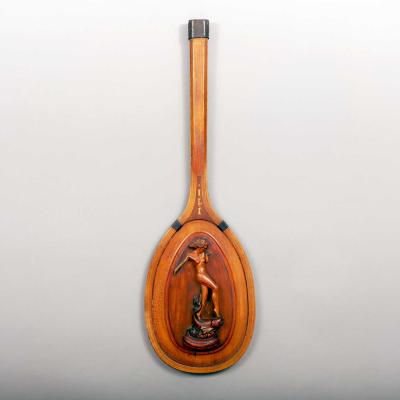 Art Deco Racket Plaque