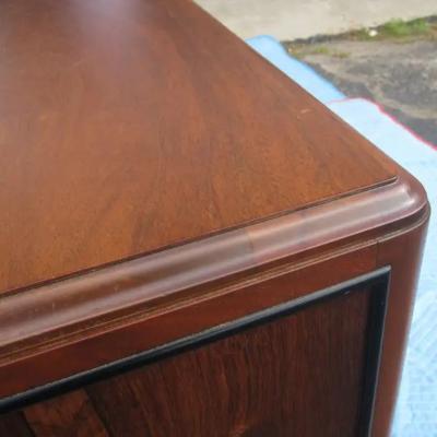 Art Deco Rosewood Nightstand Drawers