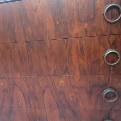 Art Deco Rosewood Nightstand Drawers