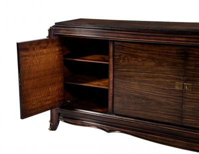 Art Deco Rosewood Sideboard Credenza France Circa 1940 s