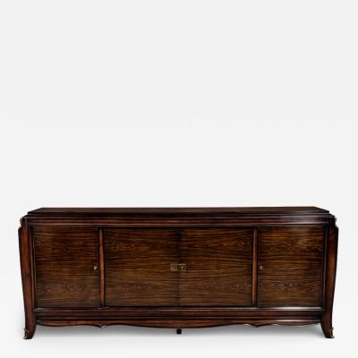 Art Deco Rosewood Sideboard Credenza France Circa 1940 s