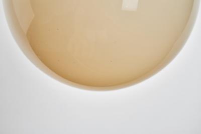 Art Deco Round Opal Glass Wall Light Denmark ca 1930s