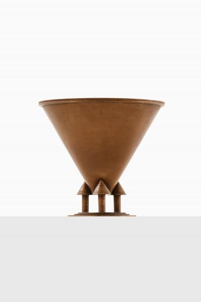 Art Deco Scandinavian Modern Vase in Bronze 1930s