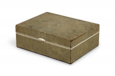 Art Deco Shagreen and Bone Trimmed Box