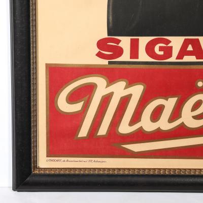 Art Deco Sigaren Maestro Poster Cigars