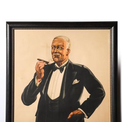 Art Deco Sigaren Maestro Poster Cigars