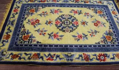 Art Deco Silk Chinese Rug the Sun