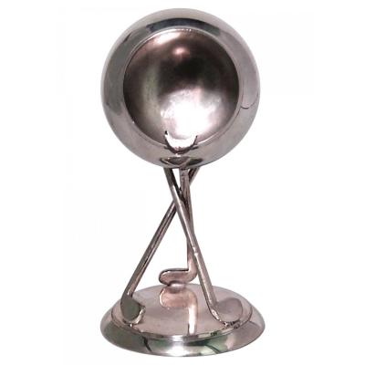 Art Deco Silver Golf Ashtray