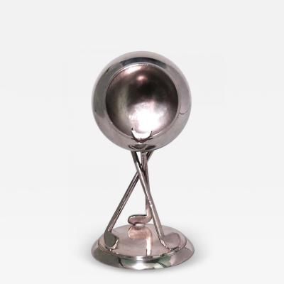 Art Deco Silver Golf Ashtray