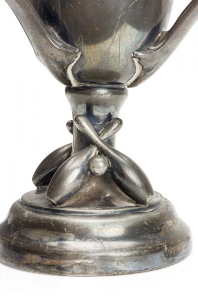 Art Deco Silver Plate Bowling Trophy