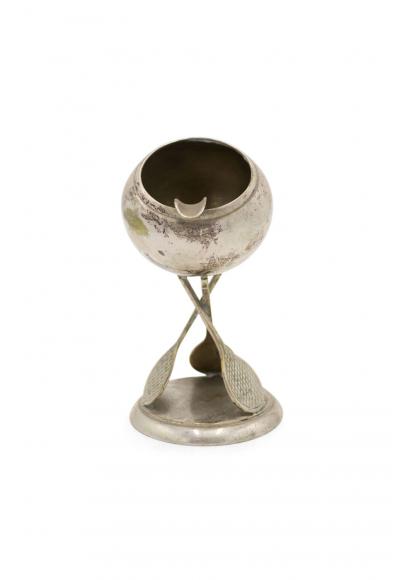Art Deco Silver Tennis Ashtray