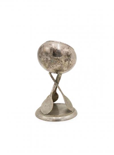 Art Deco Silver Tennis Ashtray