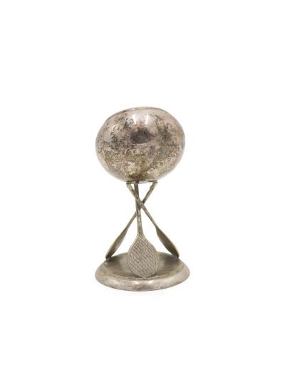 Art Deco Silver Tennis Ashtray