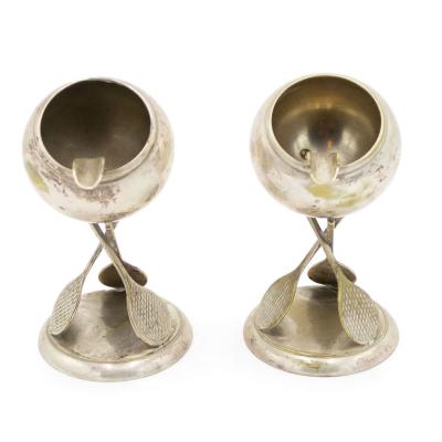 Art Deco Silver Tennis Ashtray