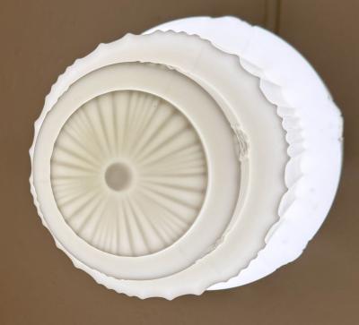 Art Deco Skyscraper Semi Flush Mount Ceiling Light Fixture Made in USA