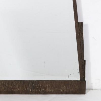 Art Deco Skyscraper Style Oil Rubbed Bronze Pyramidal Mirror w Beveled Detail