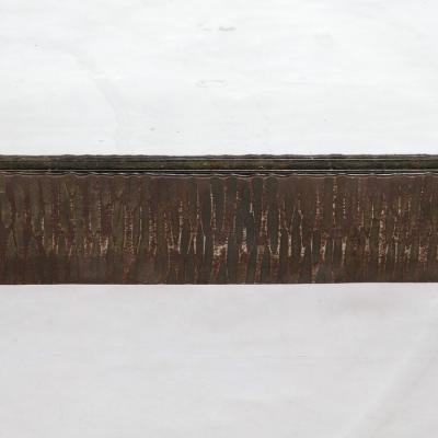 Art Deco Skyscraper Style Oil Rubbed Bronze Pyramidal Mirror w Beveled Detail