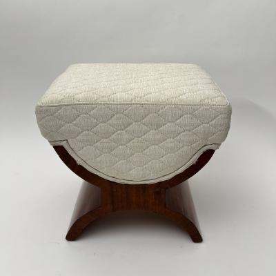 Art Deco Stool Rosewood Veneer France circa 1930