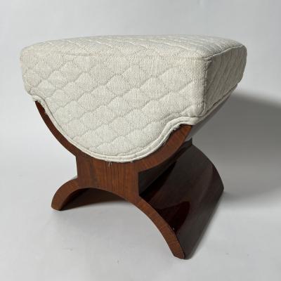 Art Deco Stool Rosewood Veneer France circa 1930