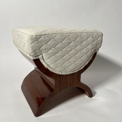 Art Deco Stool Rosewood Veneer France circa 1930