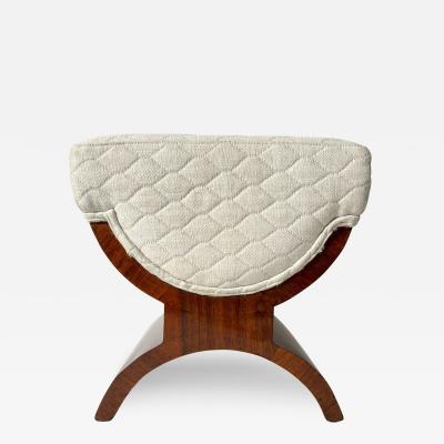 Art Deco Stool Rosewood Veneer France circa 1930